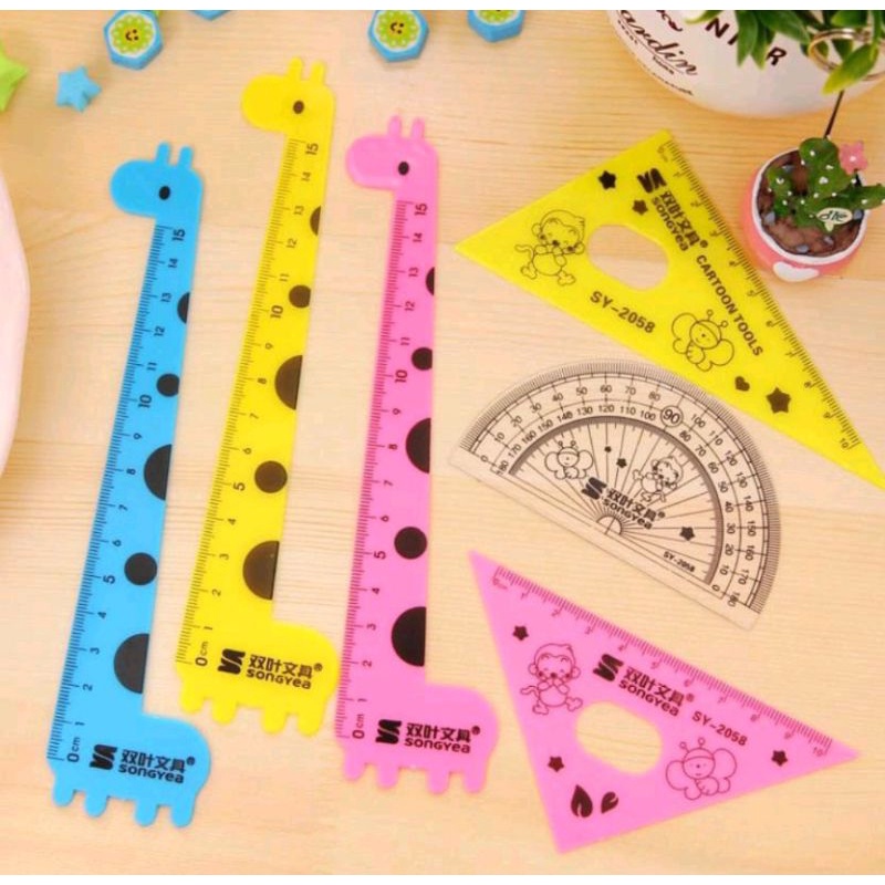 Penggaris Busur Set