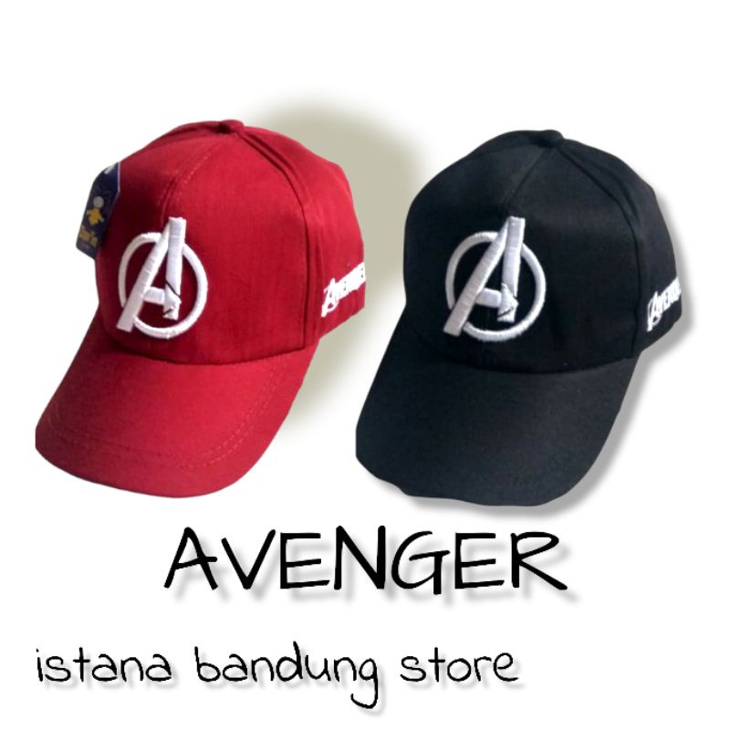 Topi Anak laki laki Bordir Avenger action comic Marvel Keren