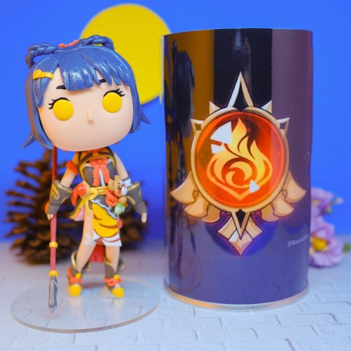 Funko Pop Exclusive Custom Clay (tinggi tube 14cm) Glow in the dark barang ready