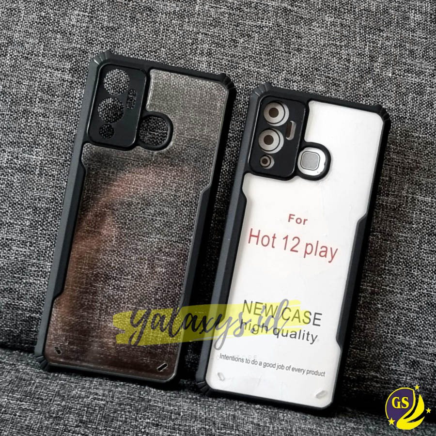 Case Bumper XUNDD Infinix HOT 30 PLAY  Note 12 10 Pro Hot 30i 10s 11 12 12i 12 Play 10 9 8 Play Zero 8 Smart 6 5 4 2021 Camera Protection Case Armor Fusion Shockproof Premium Transparan Casing Mika