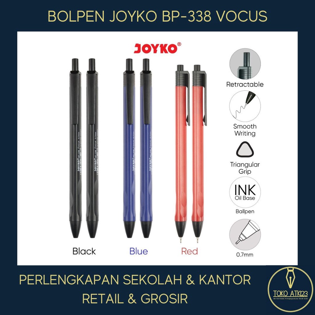 Ballpoint / Bolpen Joyko BP-337 Vocus