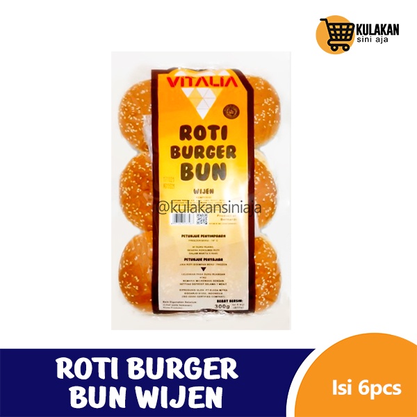 

Vitalia Roti Burger Bun Wijen