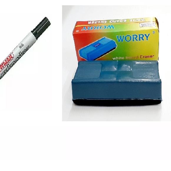 

limited STOCK!White Board Papan Tulis Gantung Ukuran 30 cm x 50 cm Free Spidol dan Penghapus|RA8