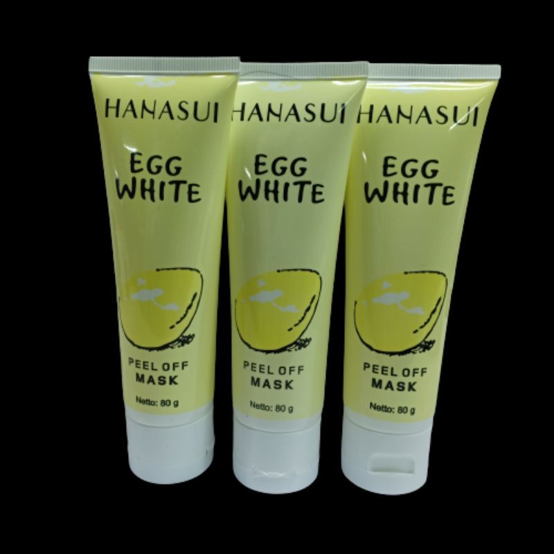 MASKER WAJAH EEG WHITE HANASUI // MASKER TELUR
