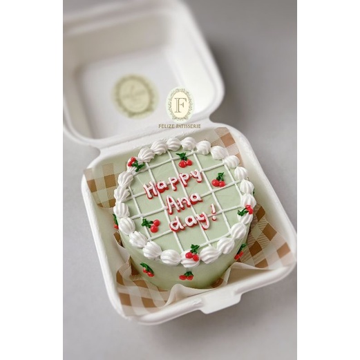 

Korean Bento Lunch box birthday cake kue ulang tahun