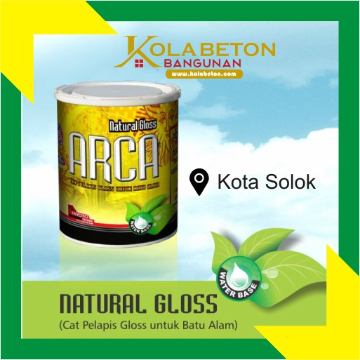 Cat Batu Alam Natural Gloss