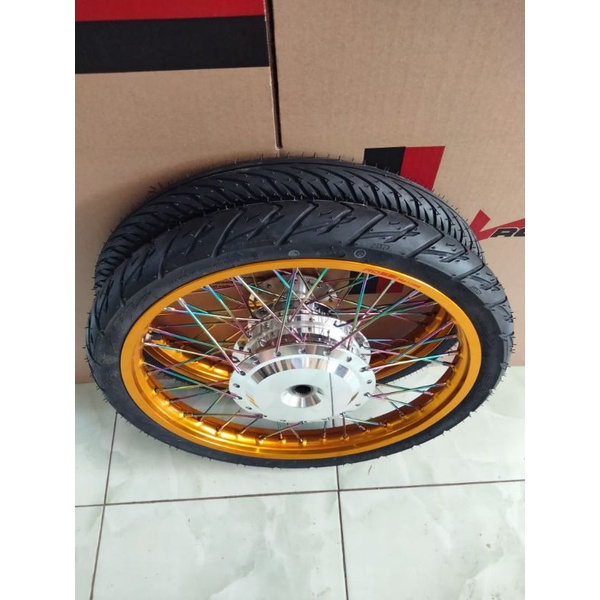 velg paketan jari jari Vario 110/125/150 ring 17 x140/140 plus ban