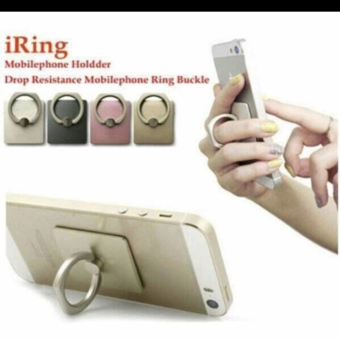 I-Ring Mount Stand Hp Holder Stand Ring Jari Smartphone Gantungan Hp