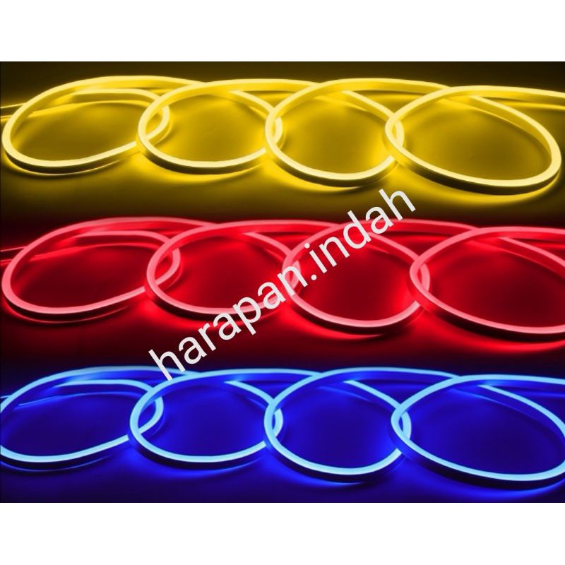 Lampu led neon flex 12v 5m /Led strip flexible 5m dc 12v IP65 waterproof