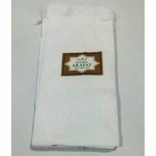 Sorban Arafat Putih Polos