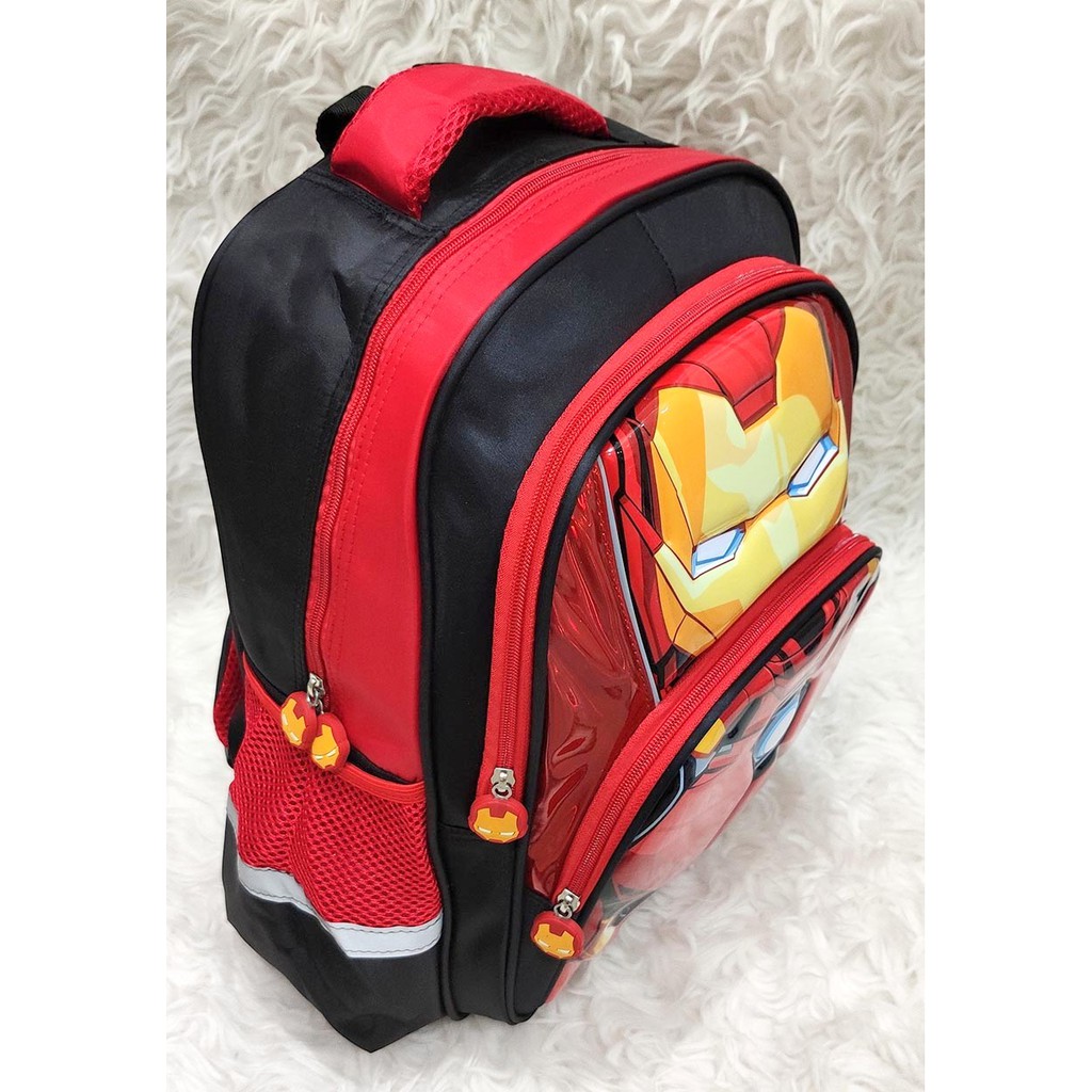 Tas ransel sekolah anak SD BATMAN CAPTAIN SPIDERMAN IRONMAN backpack for school boy toko asemka