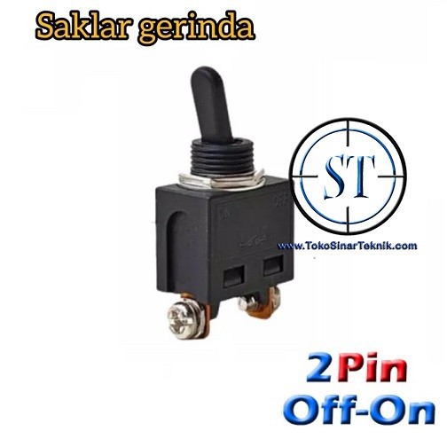 Switch Saklar Mesin Gerinda Profil Trimmer Switch Toggle router Tuas Gagang On Off 2 Pin 2 Kaki 250V