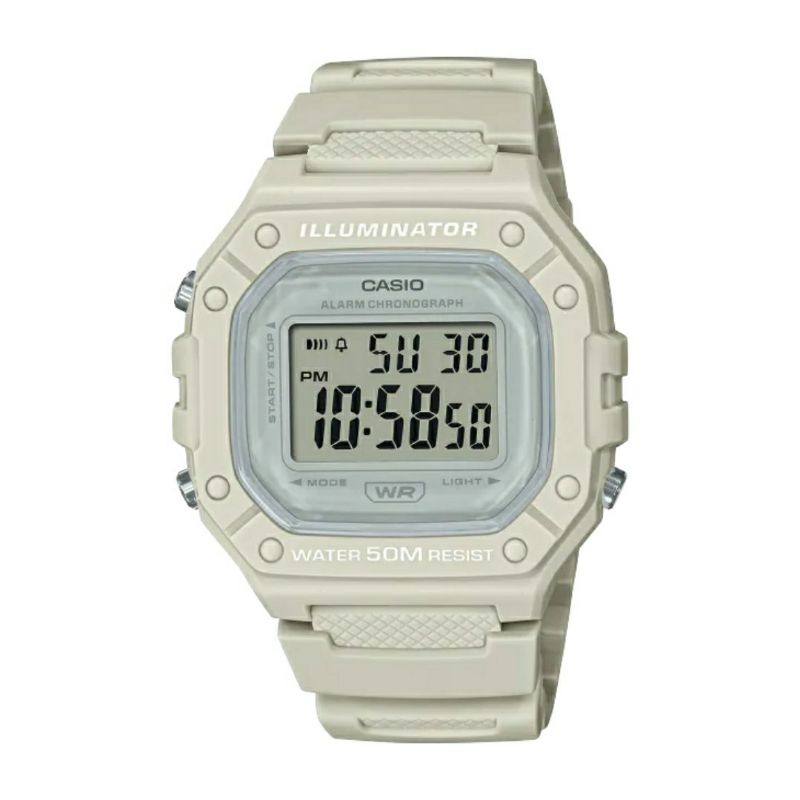 CASIO PRIA DIGITAL W-218HC-8AVDF / CASIO W218HC-8A ORIGINAL & GARANSI