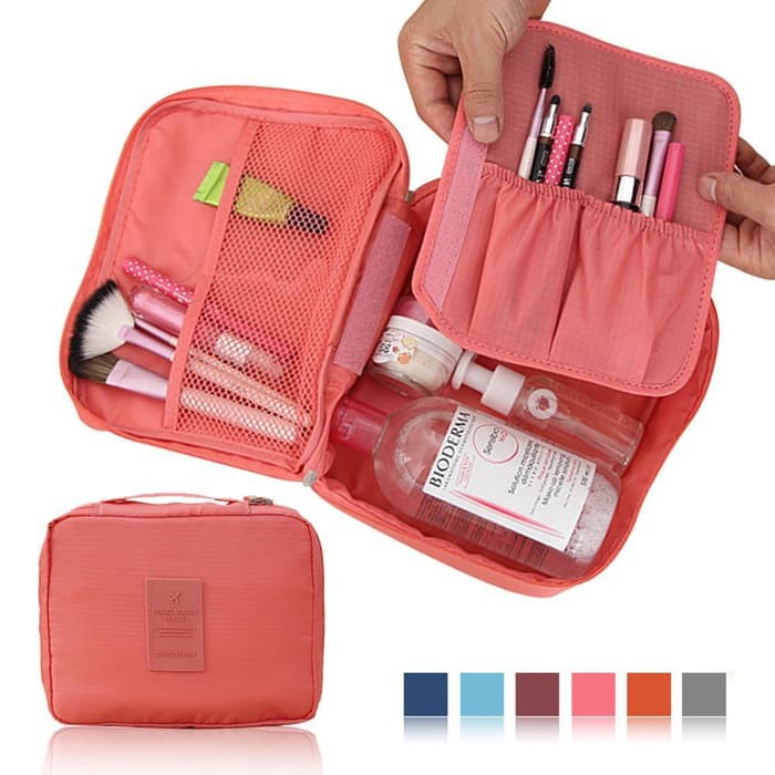 TRAVEL BAG GANTUNG MONOPOLY TOILET KOREA TAS TRAVEL MAKE UP MURAH MULTIFUNGSI COD TT-01-TB AZGALERY