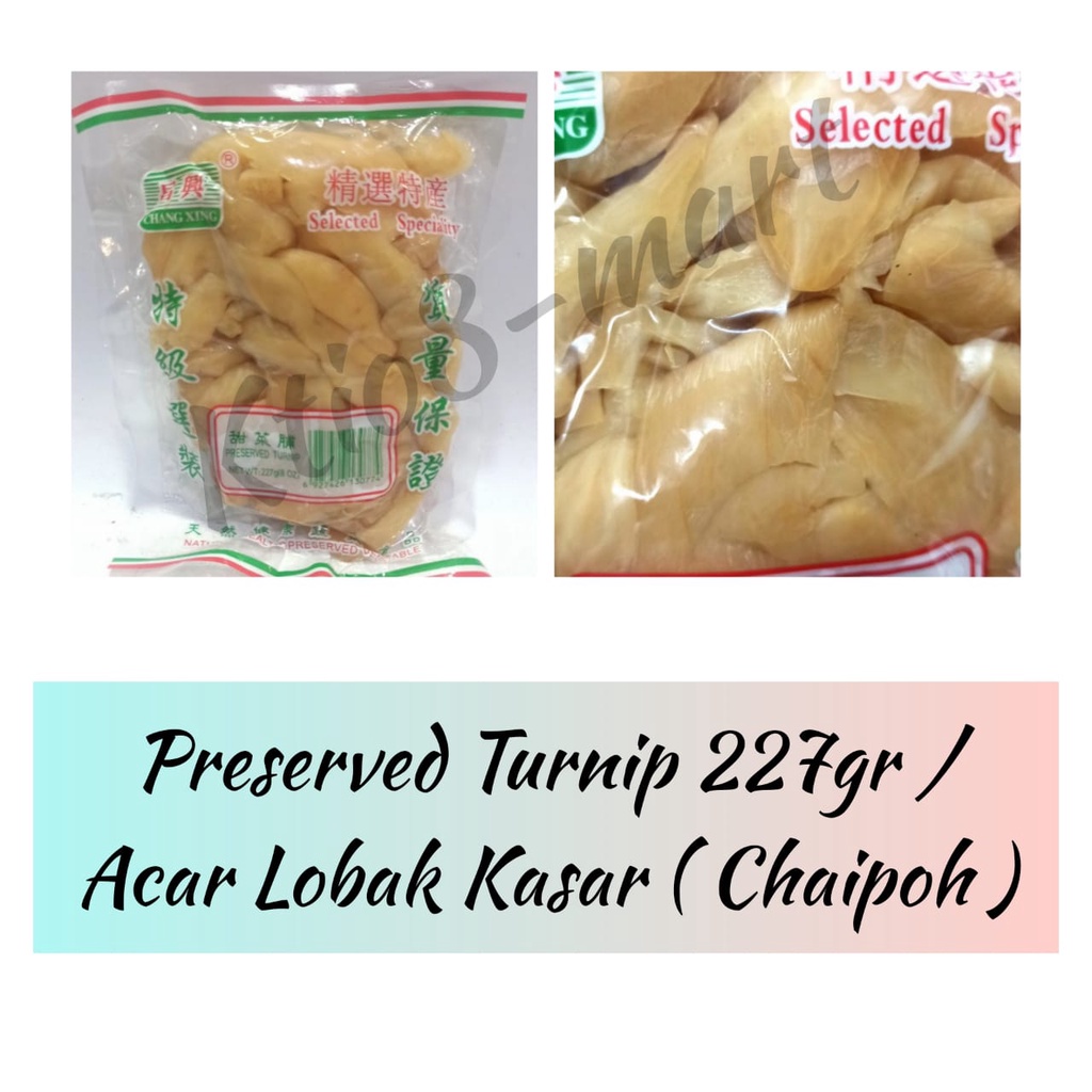 

Nature Healthy Preserved Turip Kasar dan Halus 227gr/ Chaipoh/ Lobak Asin/ Acar Lobak/ Import