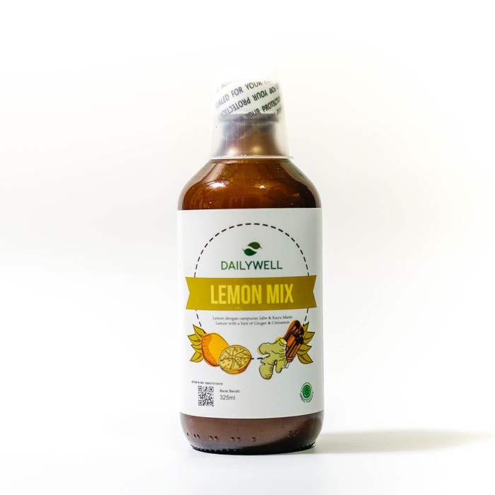 

Detox Sari Jus Dailywell Lemon Mix/ Tumeric Buah 325ml