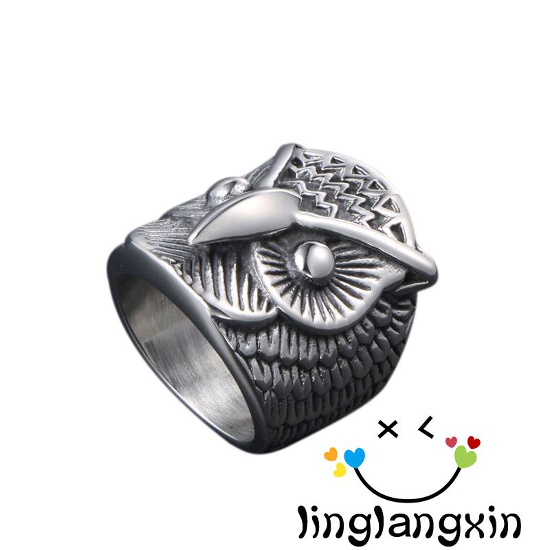 Aksesoris Tangan Bentuk Burung Hantu Geometris Bahan Titanium Steel Untuk Pesta Pernikahan