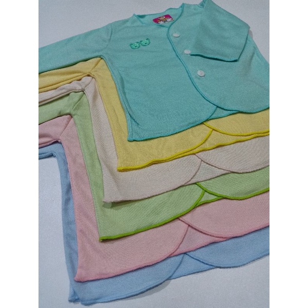 Baju Bayi Panjang Y-Lin SNI POLOS Size New Born 100% Cotton Halus Lembut Atasan Bayi Baru Lahir Lengan Panjang Polos Bahan 100% Cotton SNI