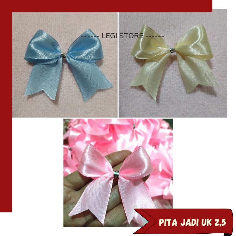 

APLIKASI PITA SOUVENIR SATIN 2,5CM / PITA PARSEL / PITA JADI / PITA SIAP PAKAI / PITA TEMPEL