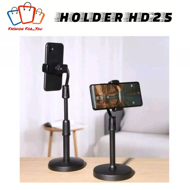 Holder For You Tube HD25 Stand Hp Universal 360 Desktop Putra Folding Stand Hp