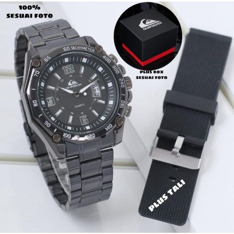 Jam Tangan QS Free Strap Cadangan Tanggal Aktif