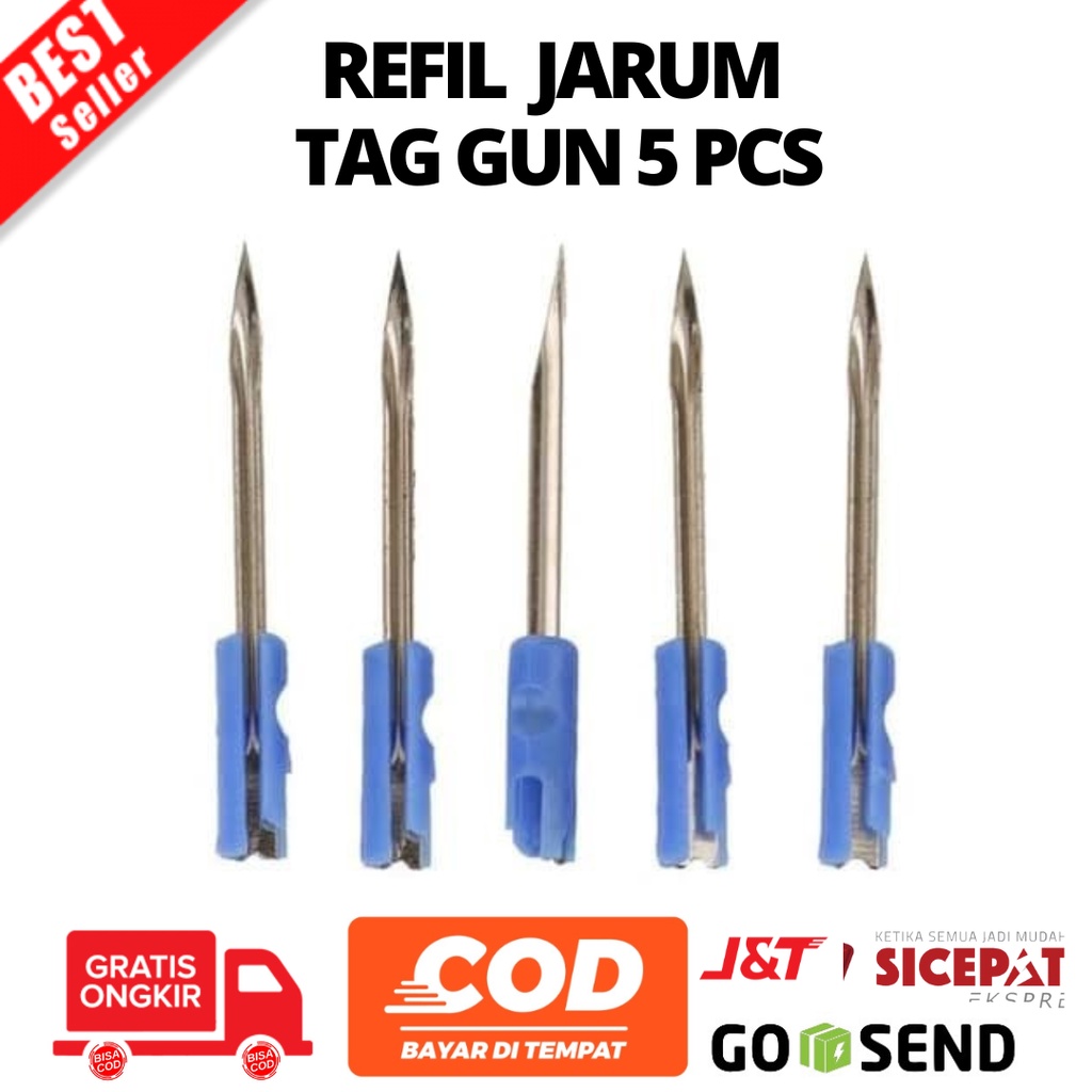 

4ds! [BAYAR DI TEMPAT] 5PCS TAGGING NEEDLES CL2 REFILL TAG GUN EVBES JARUM MESIN TAG GUN MURAH ASLI