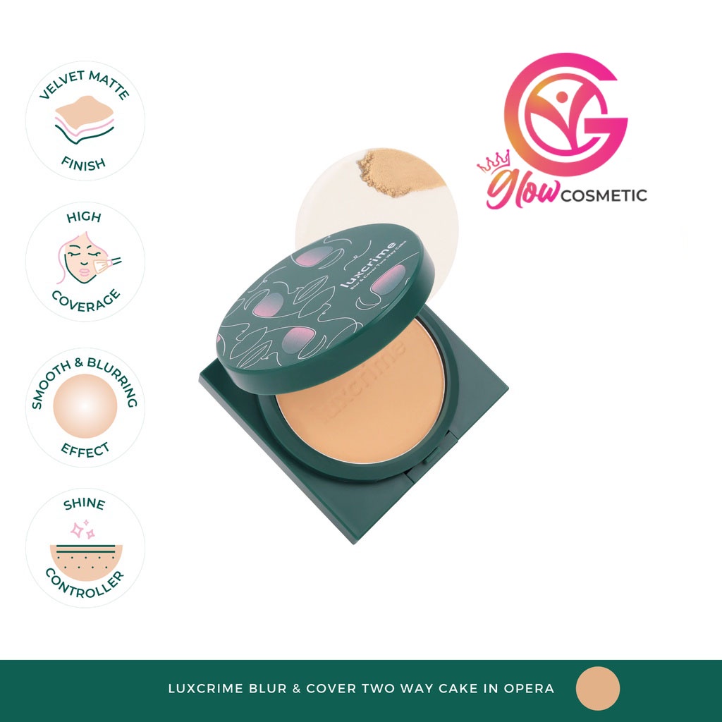 LUXCRIME BLUR &amp; COVER TWO WAY CAKE 8,5GR
