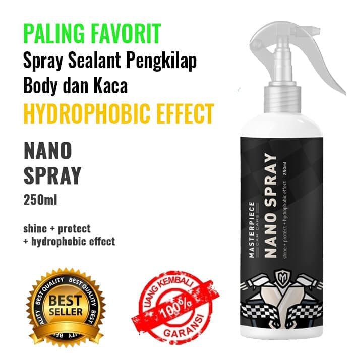 Termurah Nano Coating - Masterpiece Nano Spray Wax Melapisi Cat Mobil WETLOOK