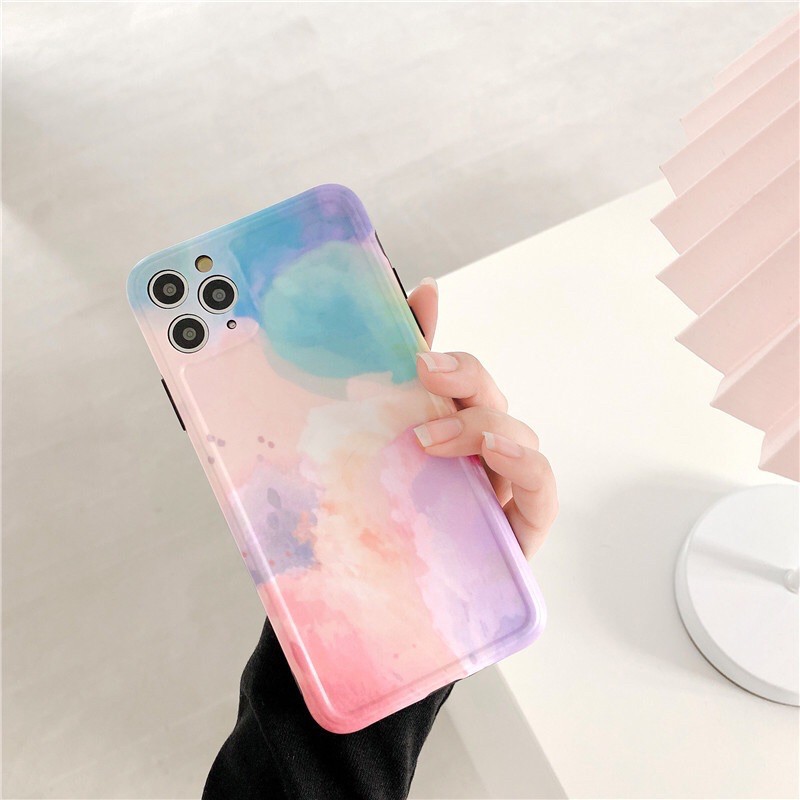 Water Paint Case Iphone SE2 7 7+ 8 8+ X Xs Xr XsMAX 11 11pro 11promax 11 pro max SE 2