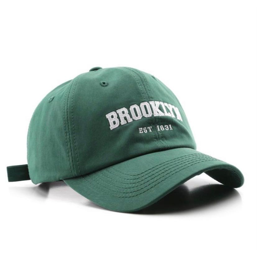 Best Seller - Topi Unisex Cap Hat Cotton Material Bordir Brooklyn Baseball / Baseball Cap Korea Trendy