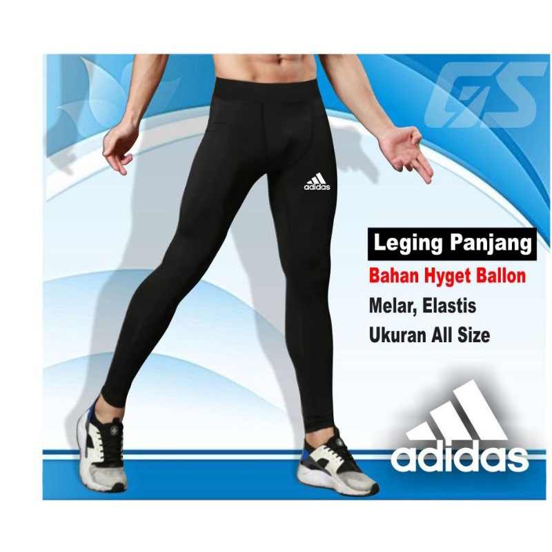 Leging olahraga badminton ahsan bawahan badminton futsal  pria wanita-Adidas