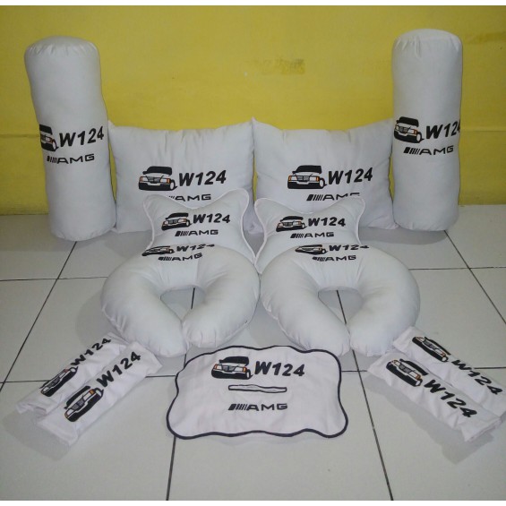 Bantal mobil Mercy W124 aksesoris interior bantal mobil headrest mobil Custom