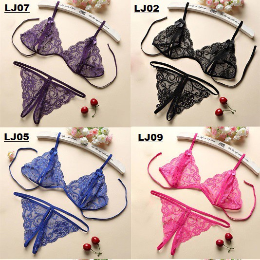 Bra impor lingerie Bikini Open tipis