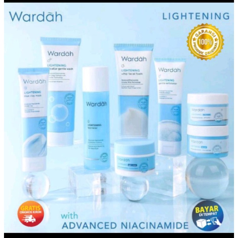 Paket Wardah Lightening Series 1 Paket ~ Lengkap