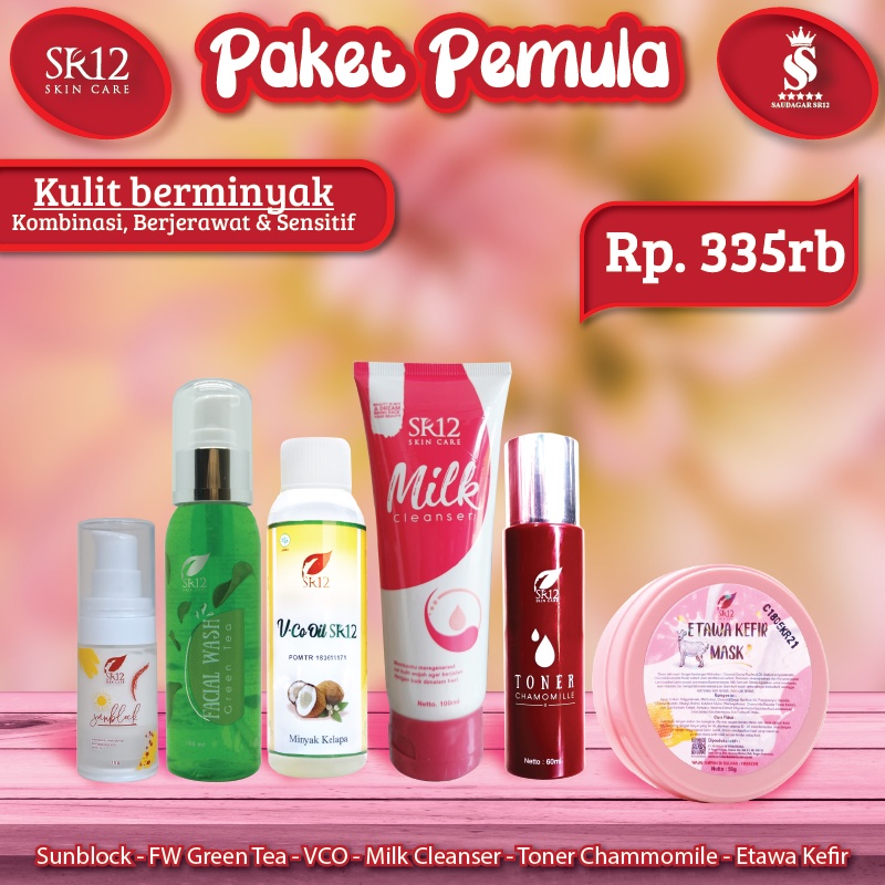 PAKET PEMULA KOMPLIT HEMAT / MENETRALKAN KULIT / MENCERAHKAN KULIT / PAKET KULIT KUSAM