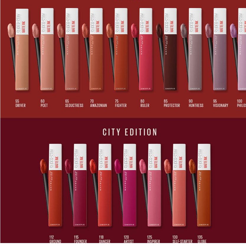 ★ BB ★ MAYBELLINE Super Stay Matte Ink CityEdition | CITY EDITION