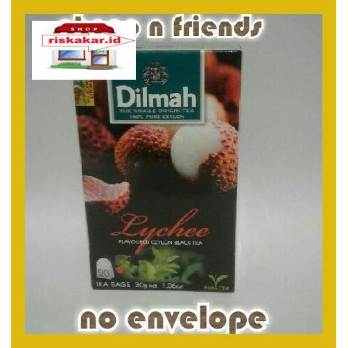 

I0Iuiou8- Teh Dilmah No Envelope 20 Sachet Lychee 5Wr4E5-