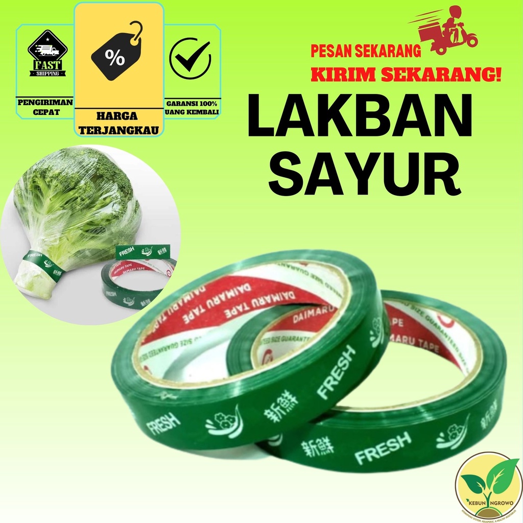Lakban Sayur - Lakban Fresh Vegetable - Isolasi Sayur Daimaru - Lakban Buah