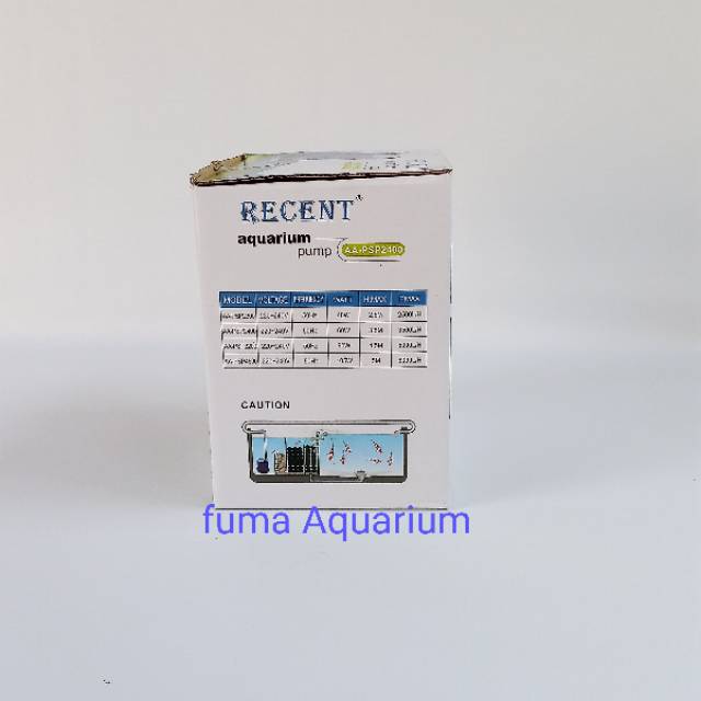 Pompa Celup RECENT AA PSP2400 Filter Aquarium Kolam Hidroponik Submersible Pump Power Head