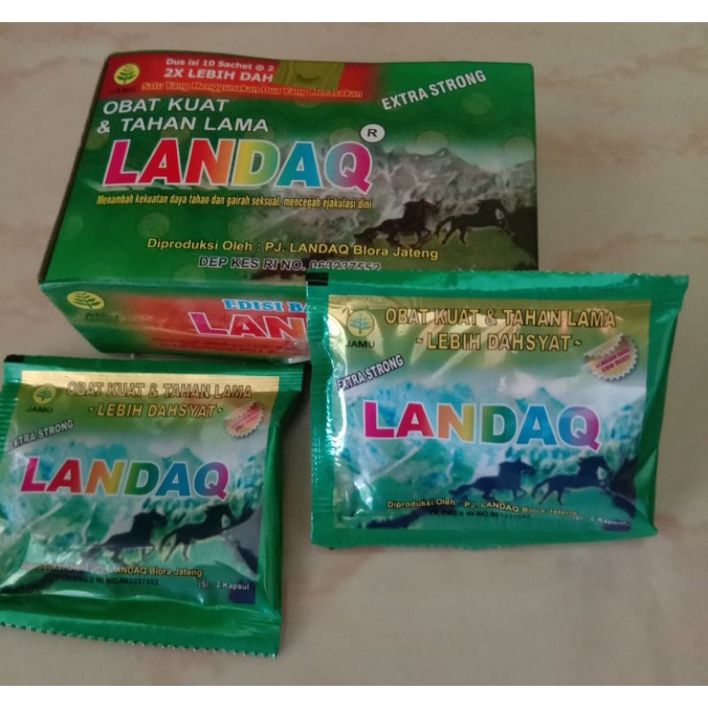 Jual LANDAQ Kapsul Obat Kuat Tahan Lama Privasi Aman Shopee Indonesia