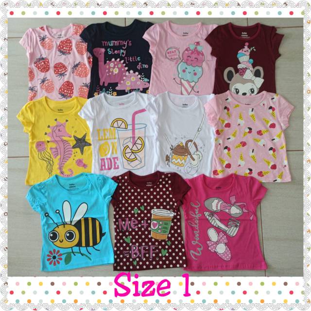 Kaos Anak Baby Victory/Baby Victory Cewek (Bebas pilih motif)