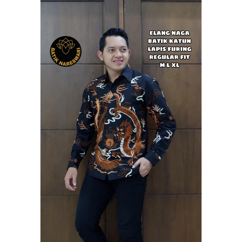 ELANG NAGA NARESWARI BATIKSOLOAMANAH KEMEJA BAJU BATIK PRIA SOLO LENGAN PANJANG PENDEK LAPIS FURING ATASAN BATIK PREMIUM MODERN KATUN HALUS PARANG TRUNTUM PANJI WIBOWO NARAYANA CENDRAWASIH KUNING PANJI LESMONO NAVY CENDRAWASIH UNGU WEDANGAN  DORO KEMBAR