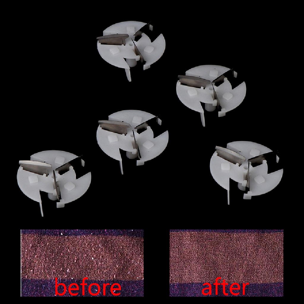 (lsingers1) 10pcs Kepala Pisau Pengganti Untuk Mesin Pemotong Bulu