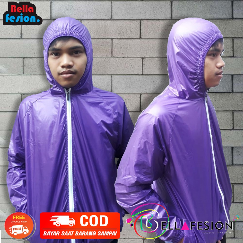 JAKET PRIA | JAKET PARASUT WATERPROOF PRIA | JAKET OLAHRAGA | JAKET SEPEDA | JAKET LARI | PRIA WANITA MURAH ORIGINAL-5