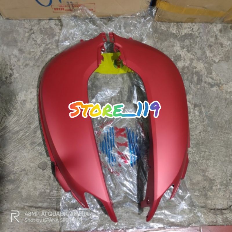 body belakang Scoopy fi stylish 2017-2018-2019 merah doff