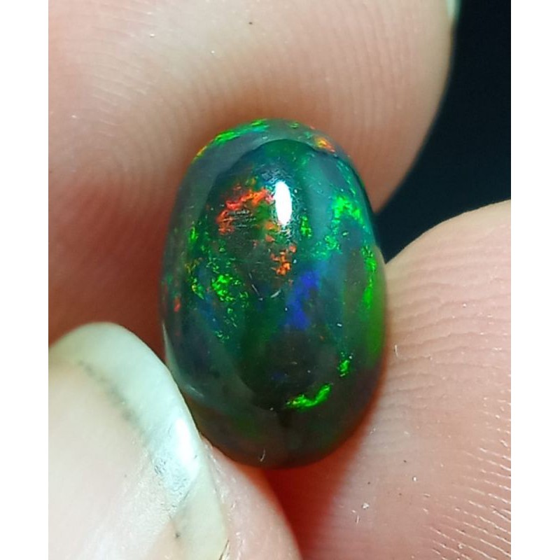 batu kalimaya black opal asli natural top jarong