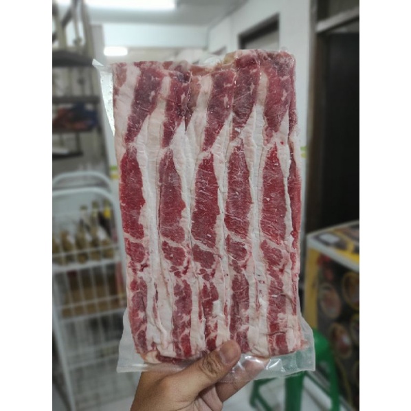 

Sliced Beef shortplate US 500g