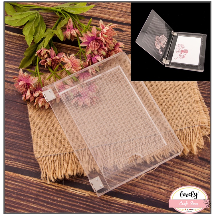 

LovelyCraftStore | Bantalan Stempel Akrilik, Acrylic Stamp Precision Pad, Seal Stamp Positioning Pad utk transparent Silicone stamp pad, Acrylic Stamp Pad,