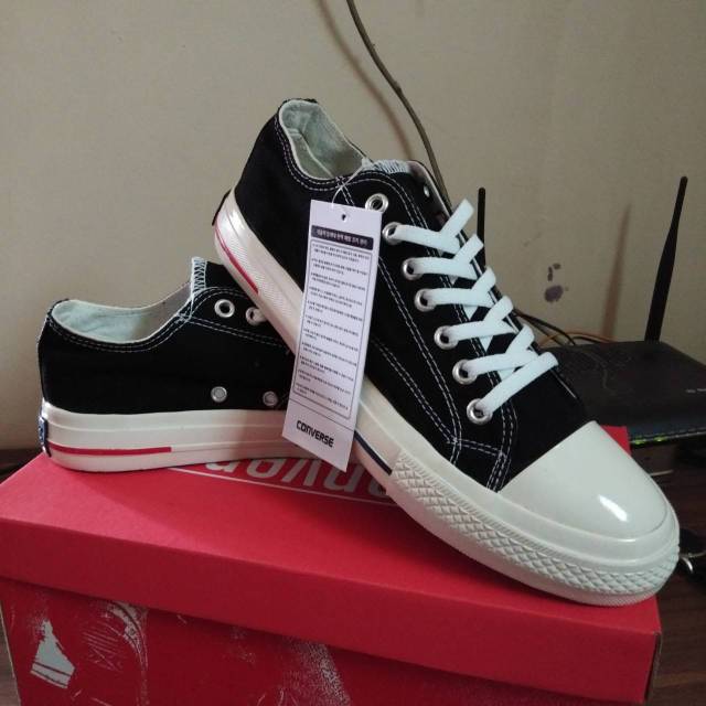 Sepatu Converse 70s Low Black-White, Converse All Star Classic Pendek Converse Pendek Premium