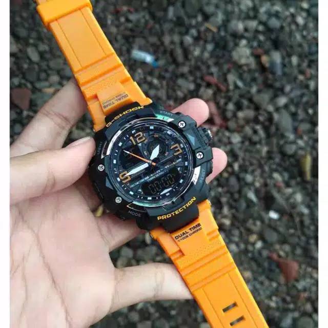 JAM TANGAN PRIA GSHOCK CASIO GWN 8600 TALI LURUS / JAM ANTI AIR